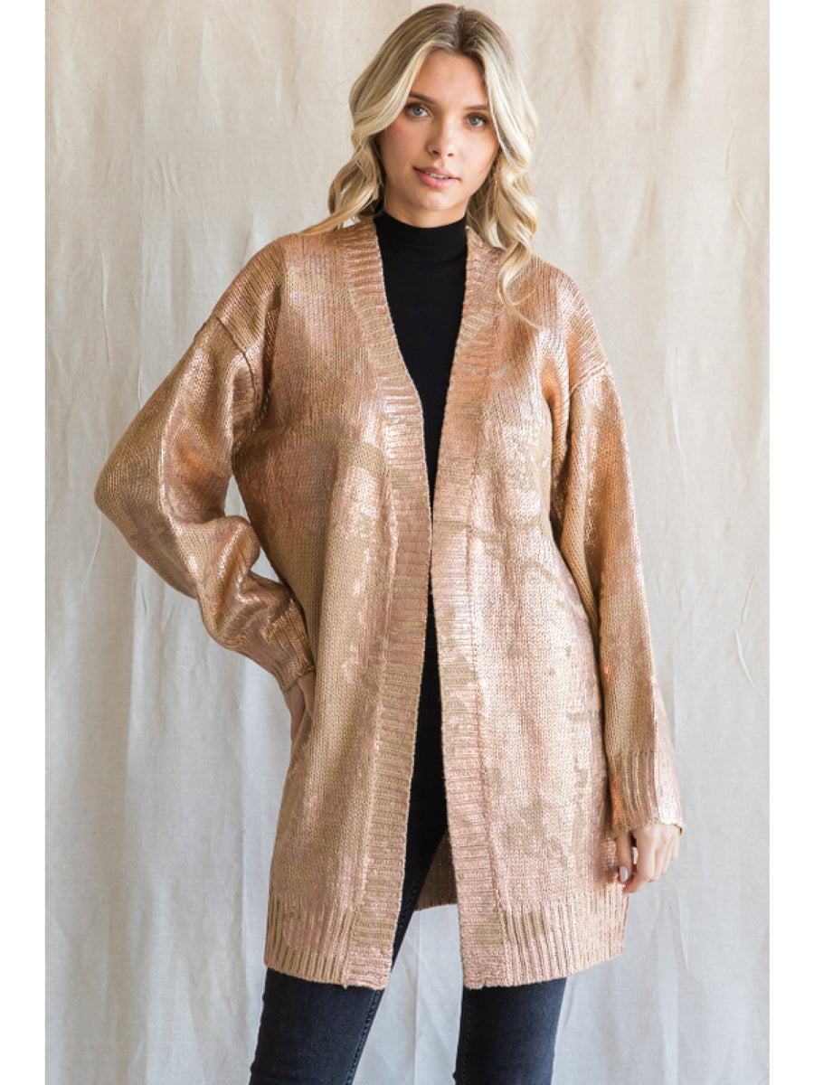 トップス TOGA VIRILIS Marble print cardigan EKA897_bk_m.jpg