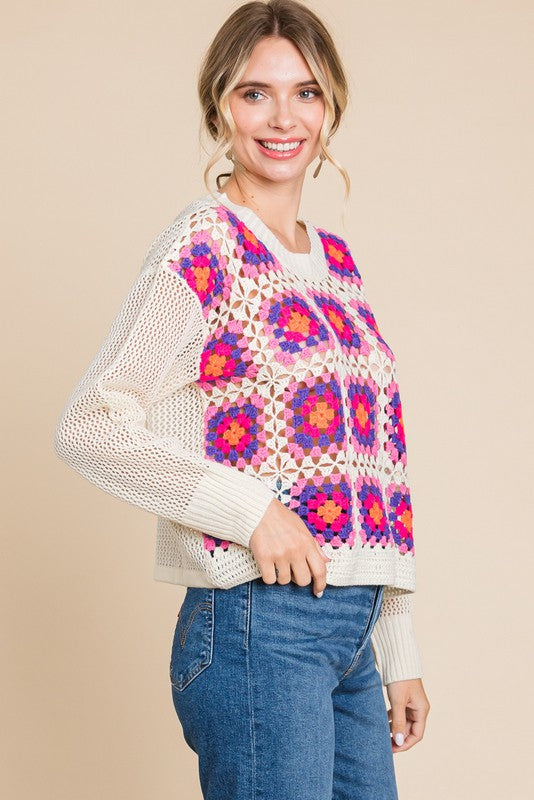 Crochet Square Sweater