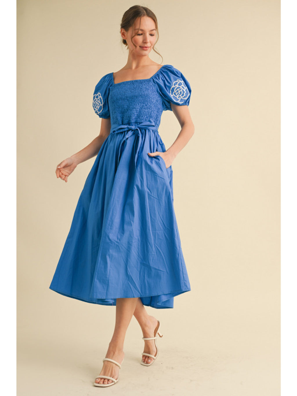 Blue Rose Dress