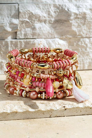Metal Boho Multi Layered Bracelet