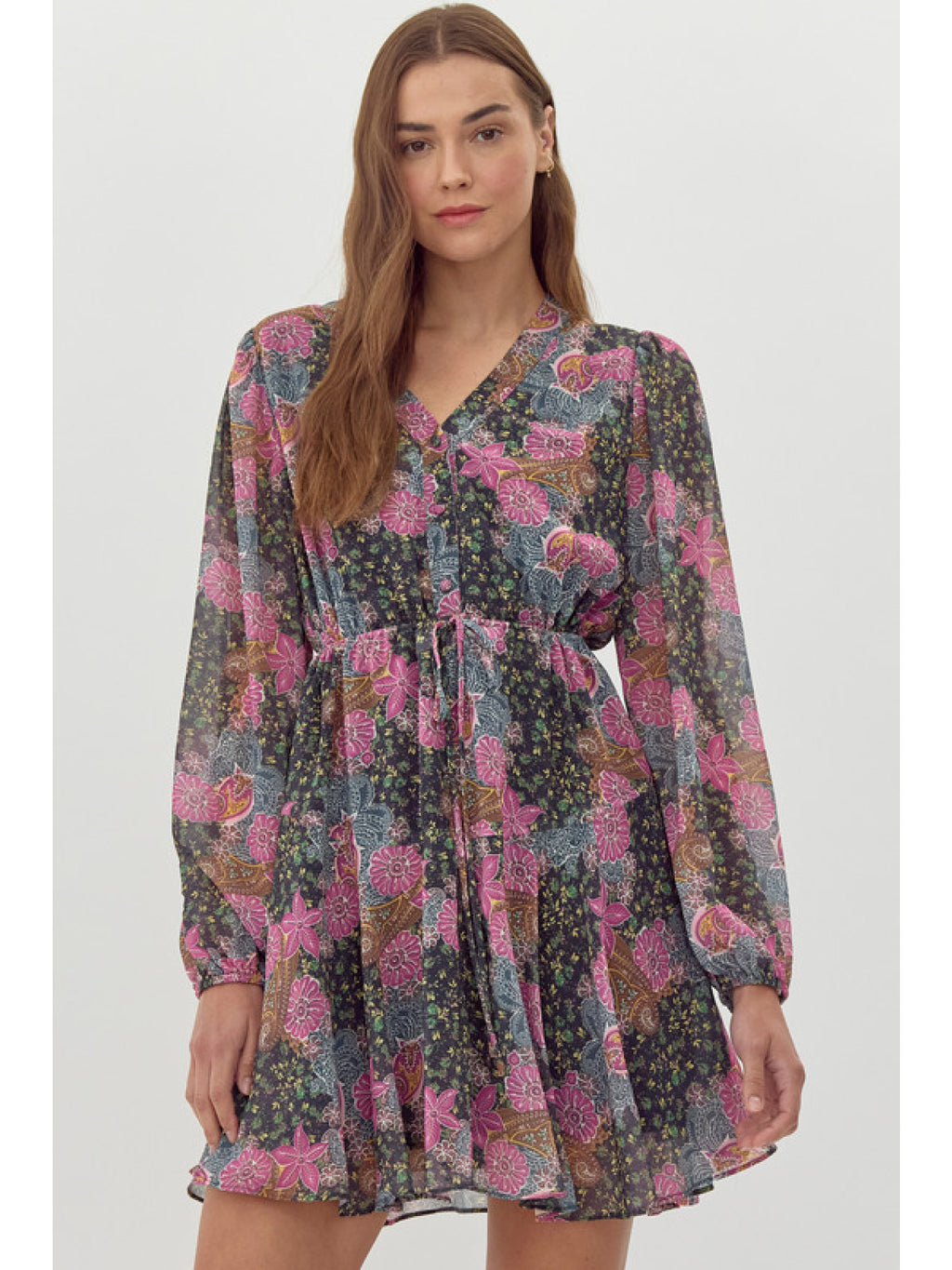 Paisley Floral Fields Dress