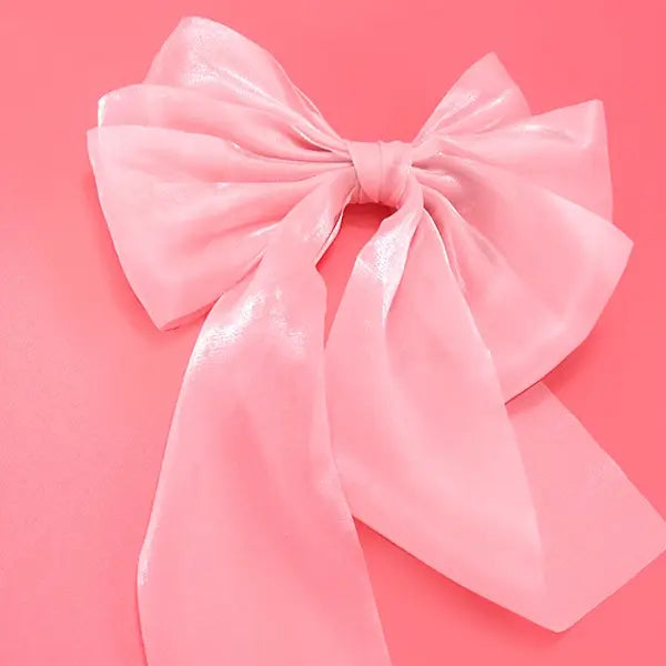 Organza Bow Clip