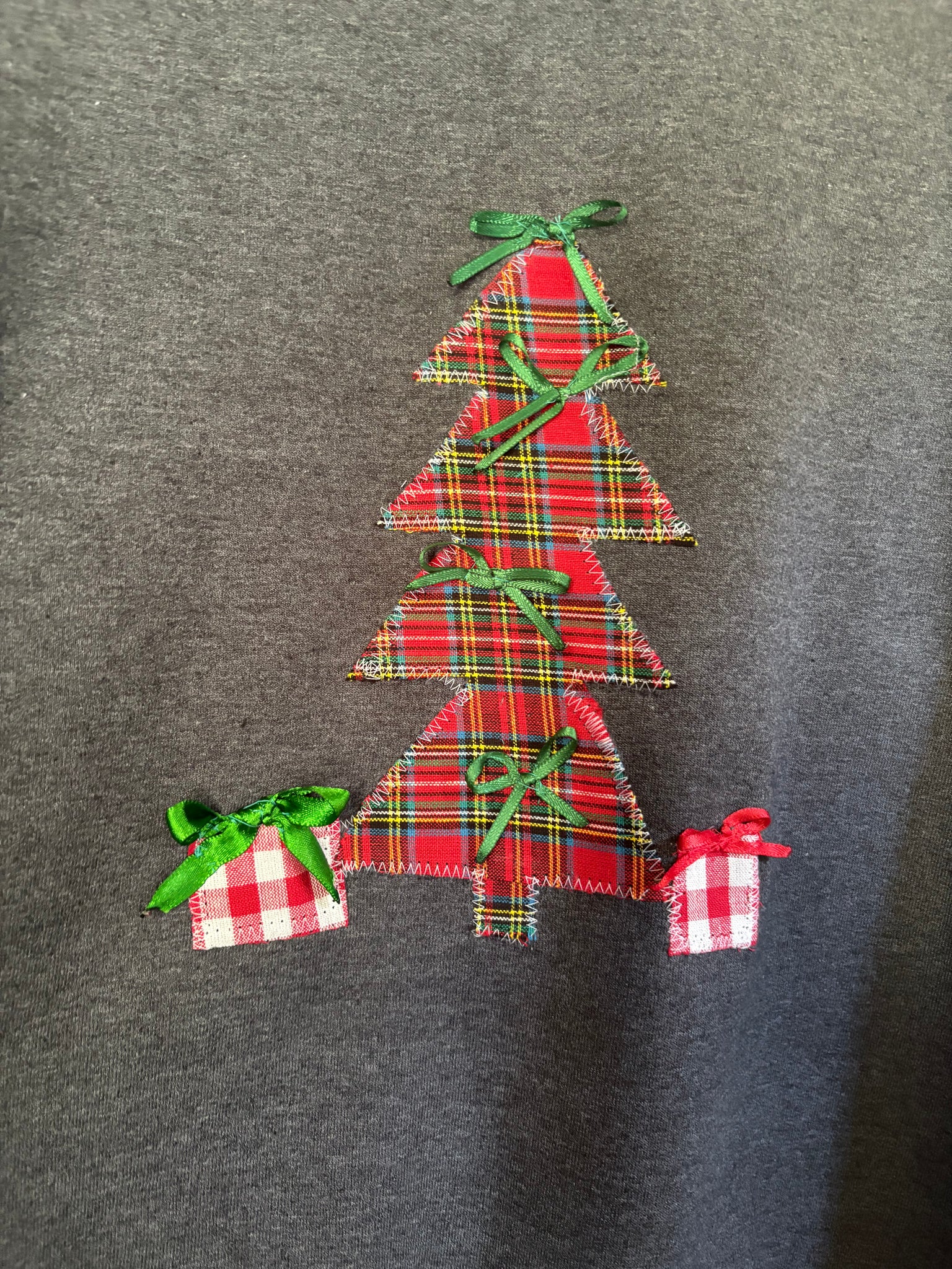 Plaid Christmas Tree Top