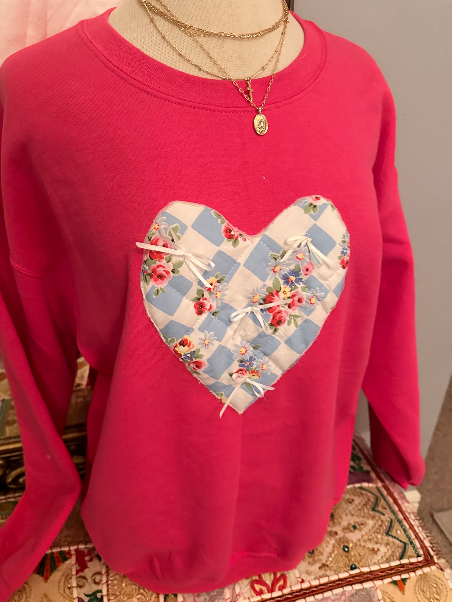 Quilted Heart Top