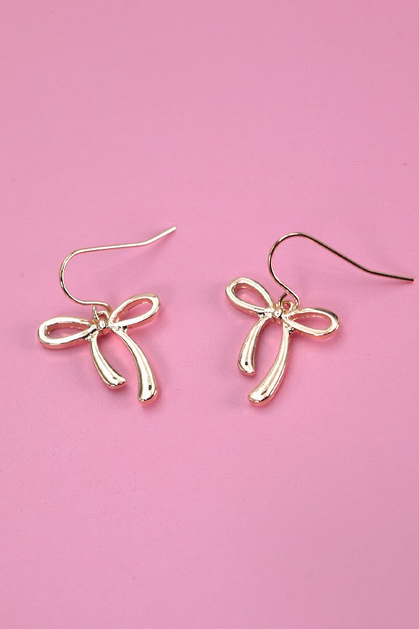 Mini Bow Drop Earrings