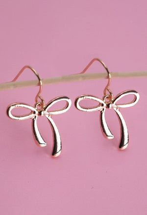 Mini Bow Drop Earrings