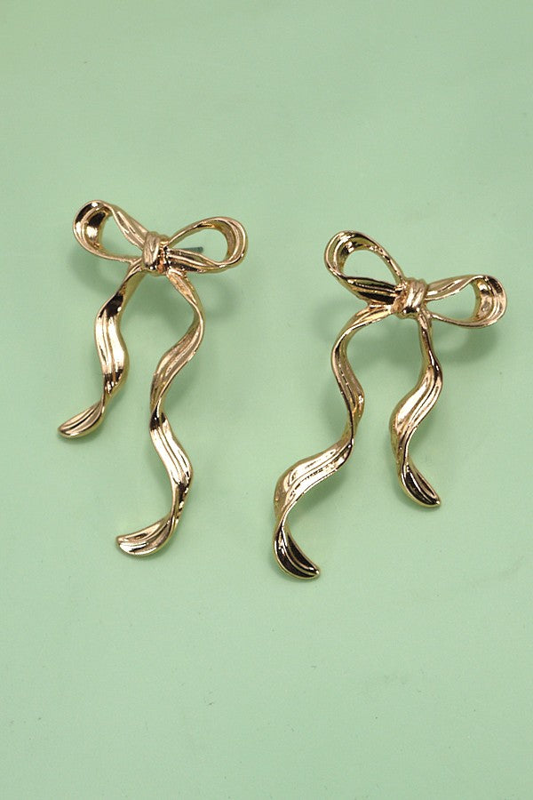 Long Bow Earrings