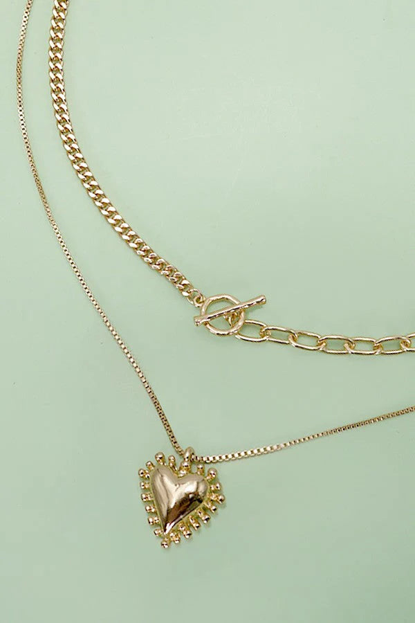 Heart Toggle Necklace