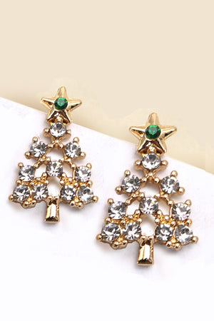 Sparkling Tree Earrings