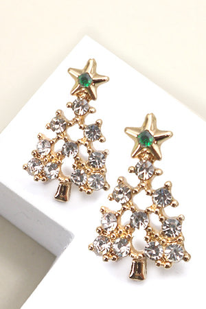 Sparkling Tree Earrings