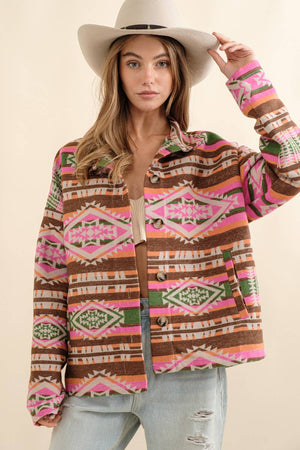 Button Up Western Jacket