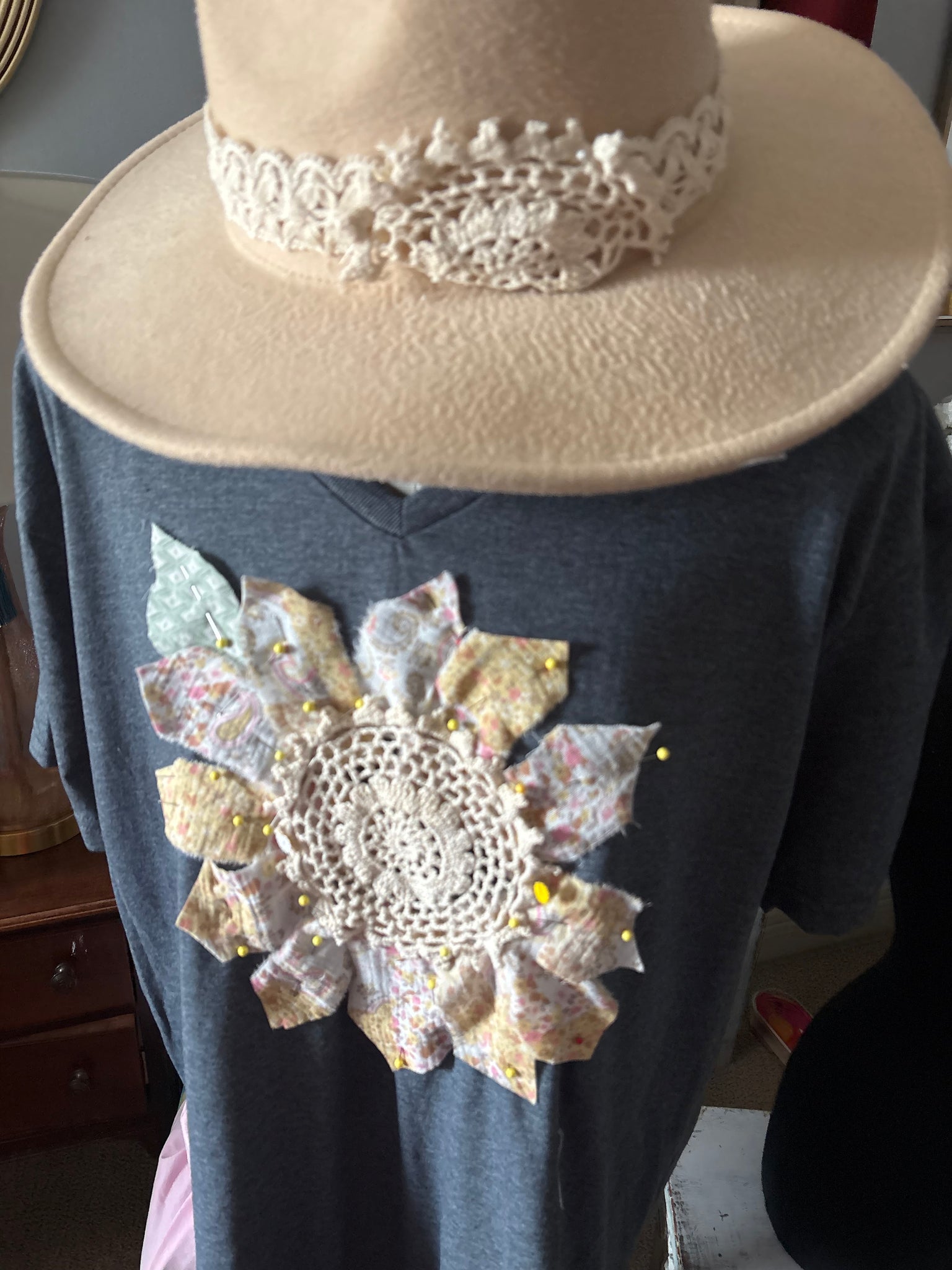 Sunflower Patchwork Tee