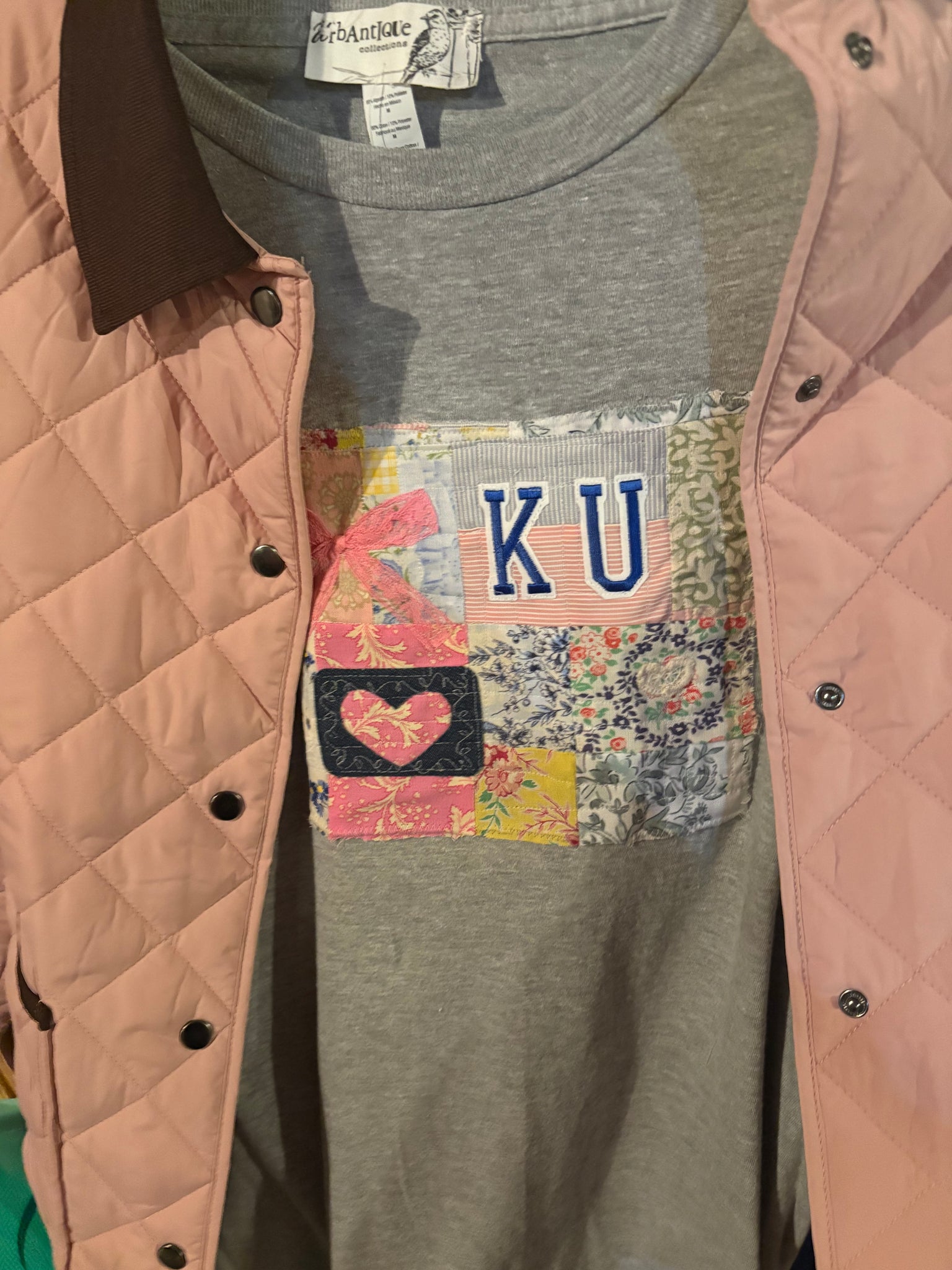 Varsity Letter Patchwork Tee