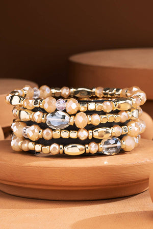 Colorful 4-Strand Stretch Bracelet