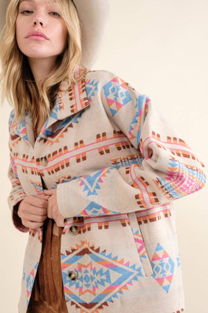 Button Up Western Jacket