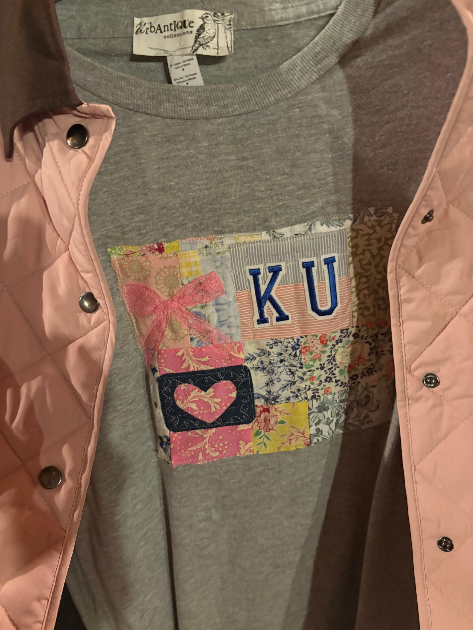 Varsity Letter Patchwork Tee