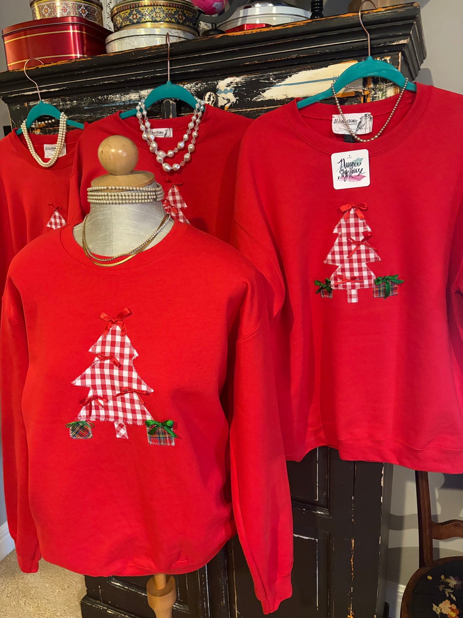 Plaid Christmas Tree Top