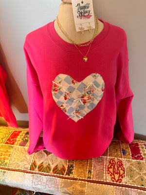 Quilted Heart Top