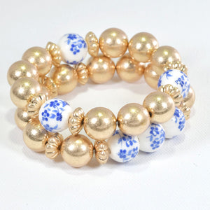 Ceramic Blue Bracelet