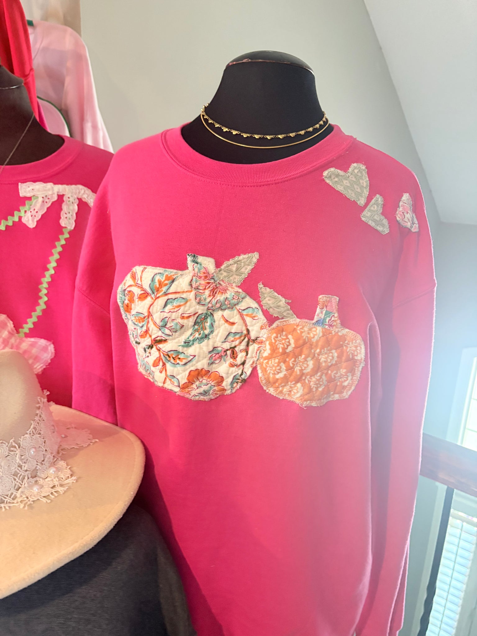 Quilted Pumpkin Top