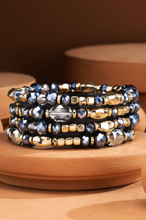 Colorful 4-Strand Stretch Bracelet