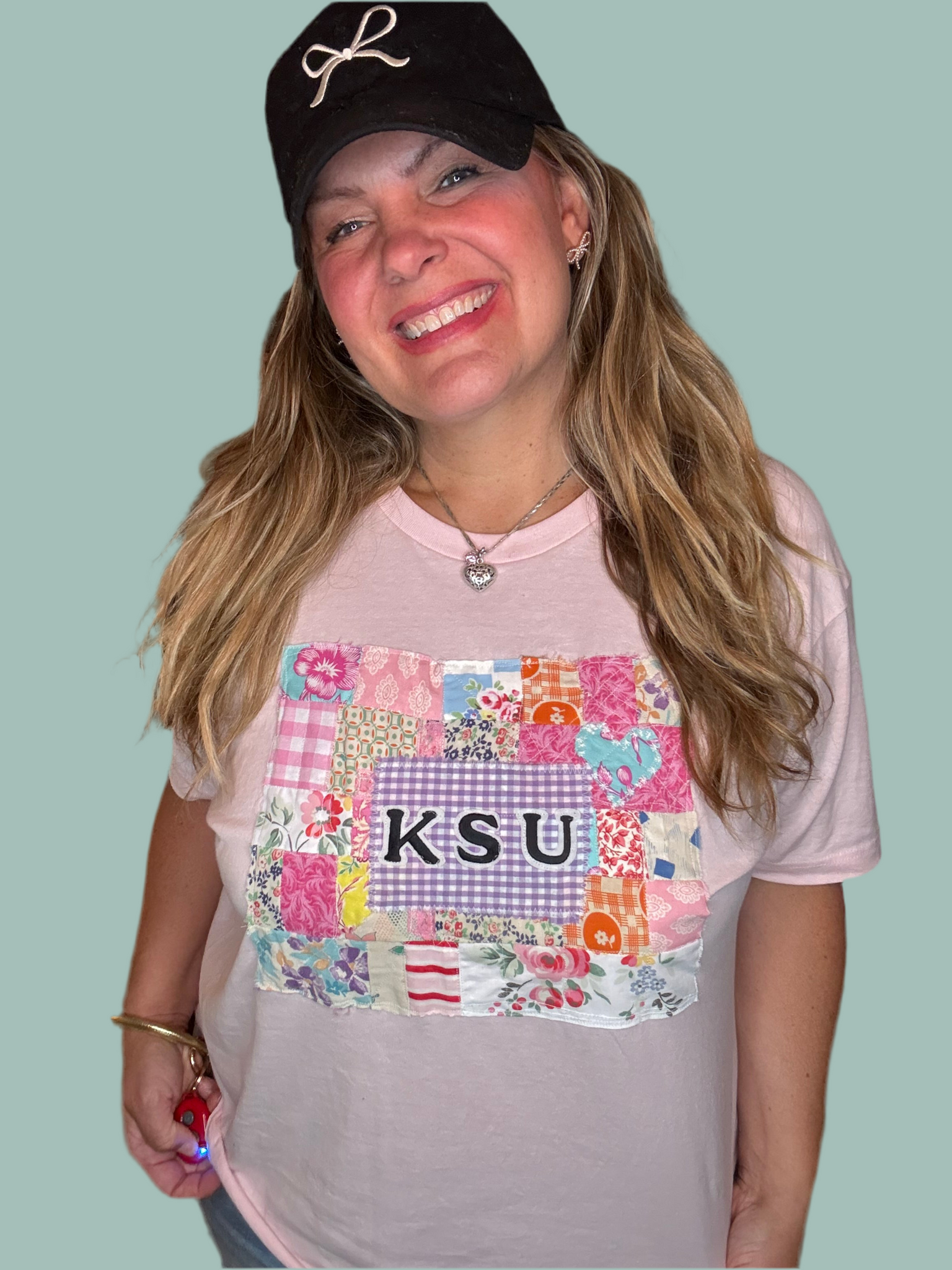 Varsity Letter Patchwork Tee