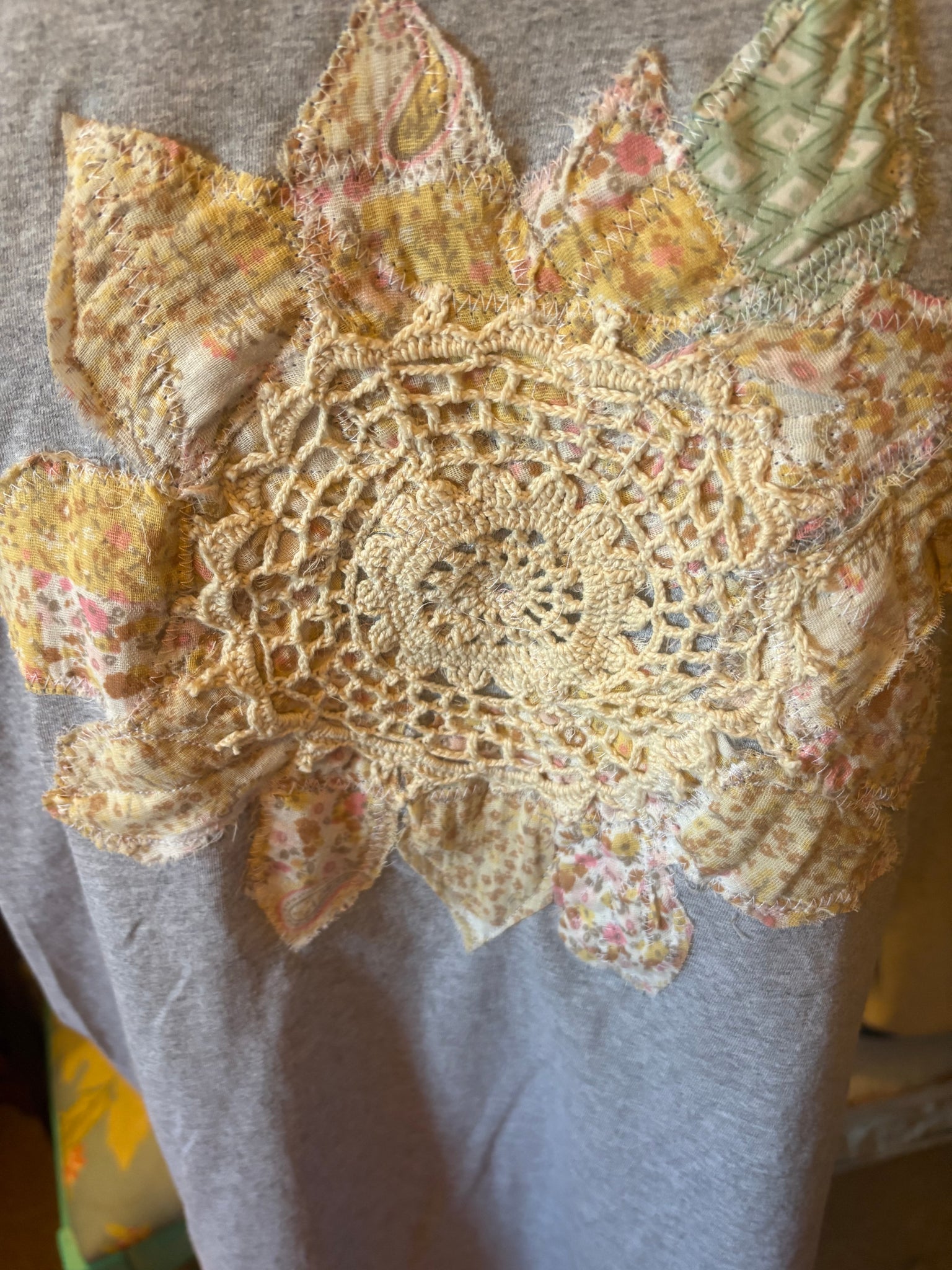 Sunflower Patchwork Tee