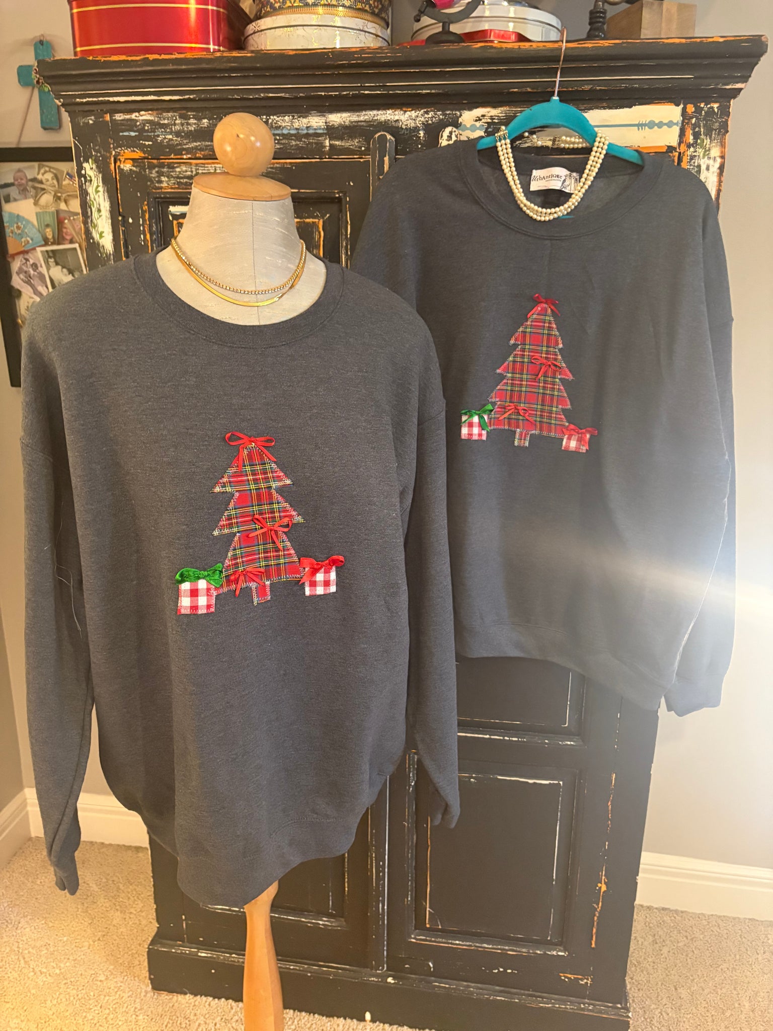 Plaid Christmas Tree Top