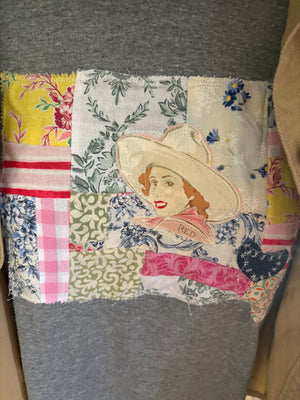 Vintage Cowgirls Patchwork Tee