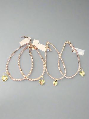 Golden Heart Bracelet