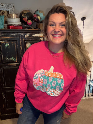 Quilted Pumpkin Top