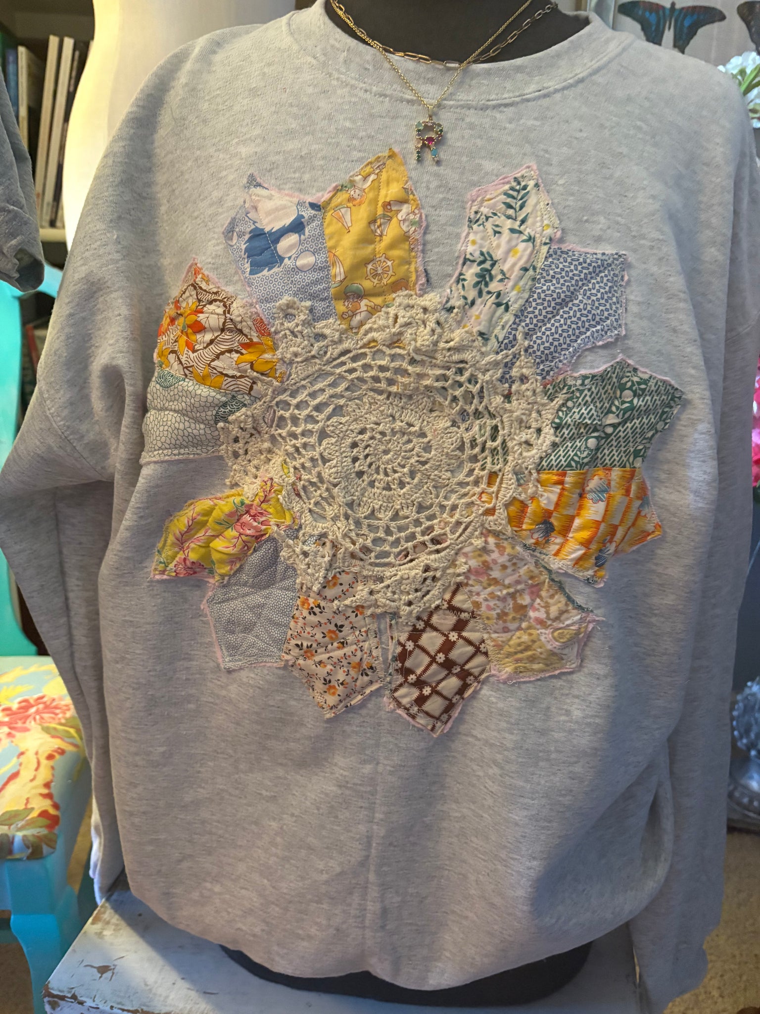 Sunflower Patchwork Tee