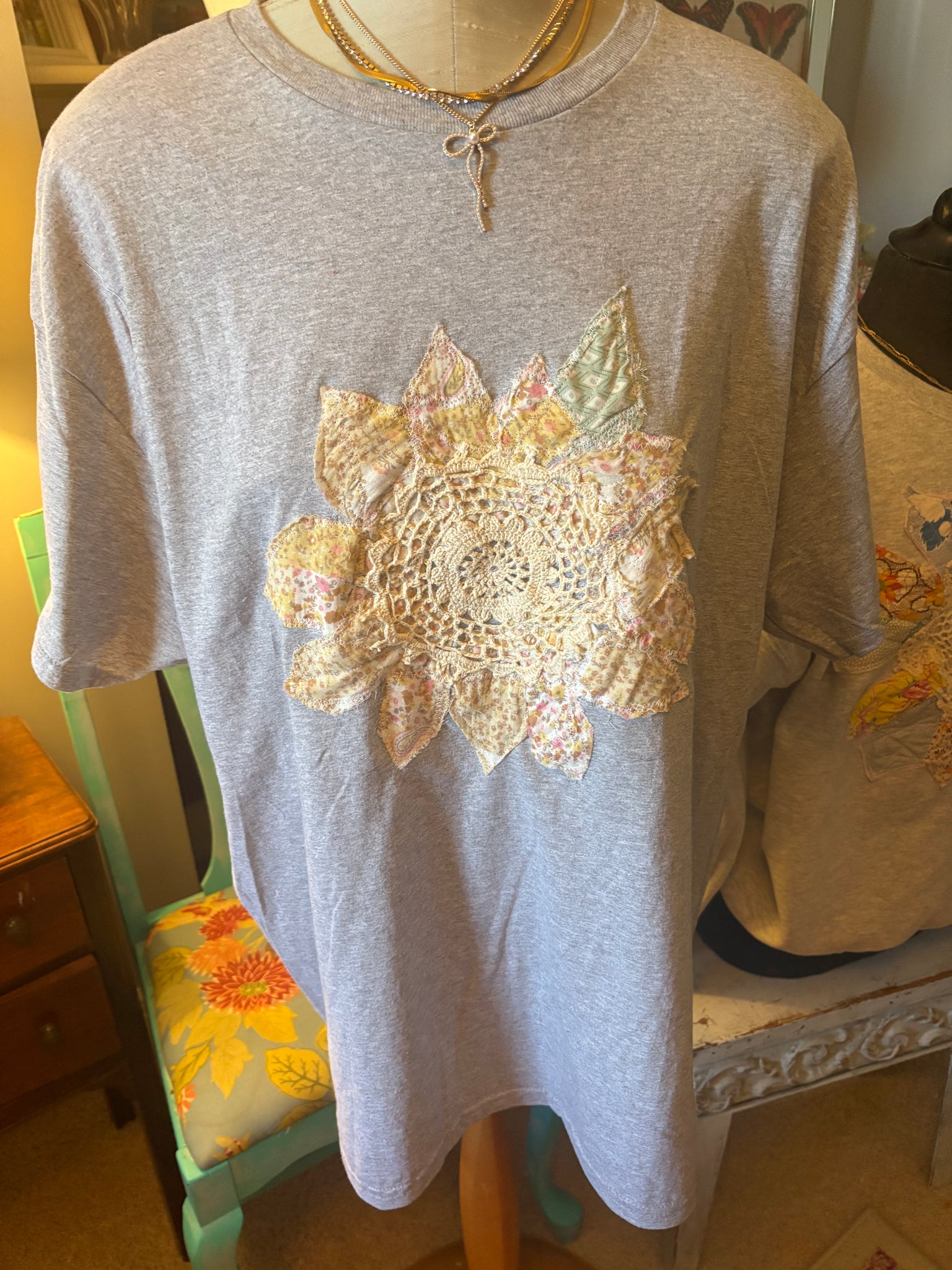 Sunflower Patchwork Tee