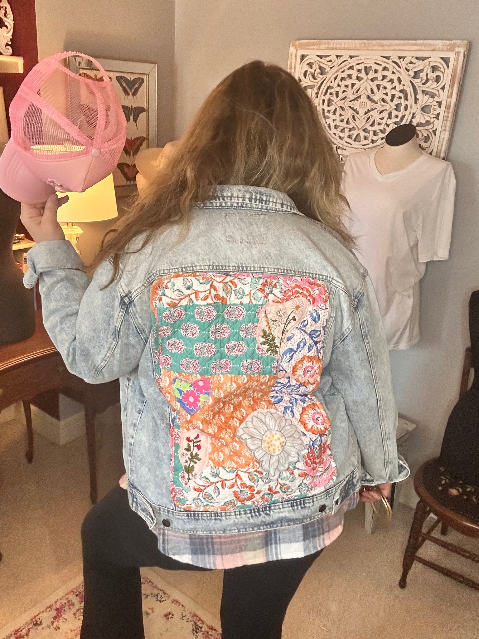 Quilted Denim Jacket