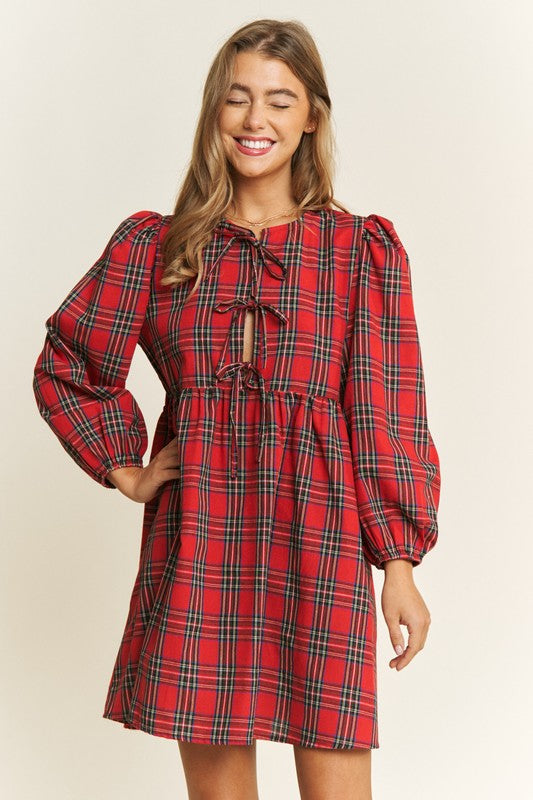 Party Plaid Dress