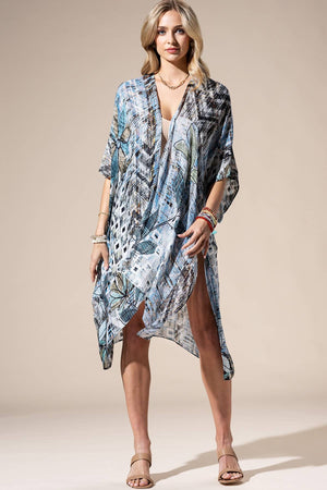 Denim Multi Kimono