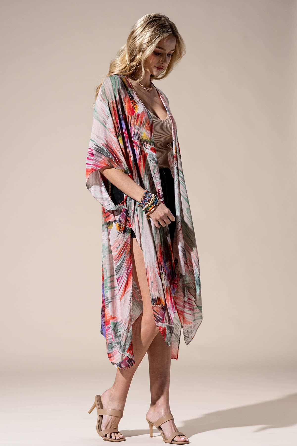 Brushstroke Multi Kimono
