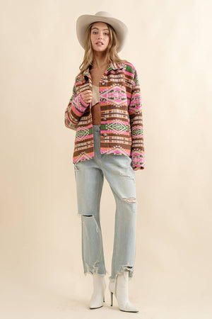Button Up Western Jacket