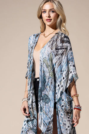Denim Multi Kimono