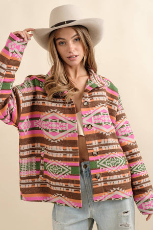Button Up Western Jacket