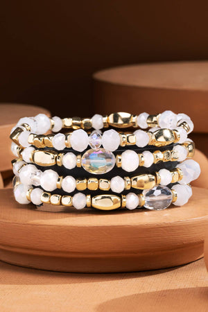 Colorful 4-Strand Stretch Bracelet