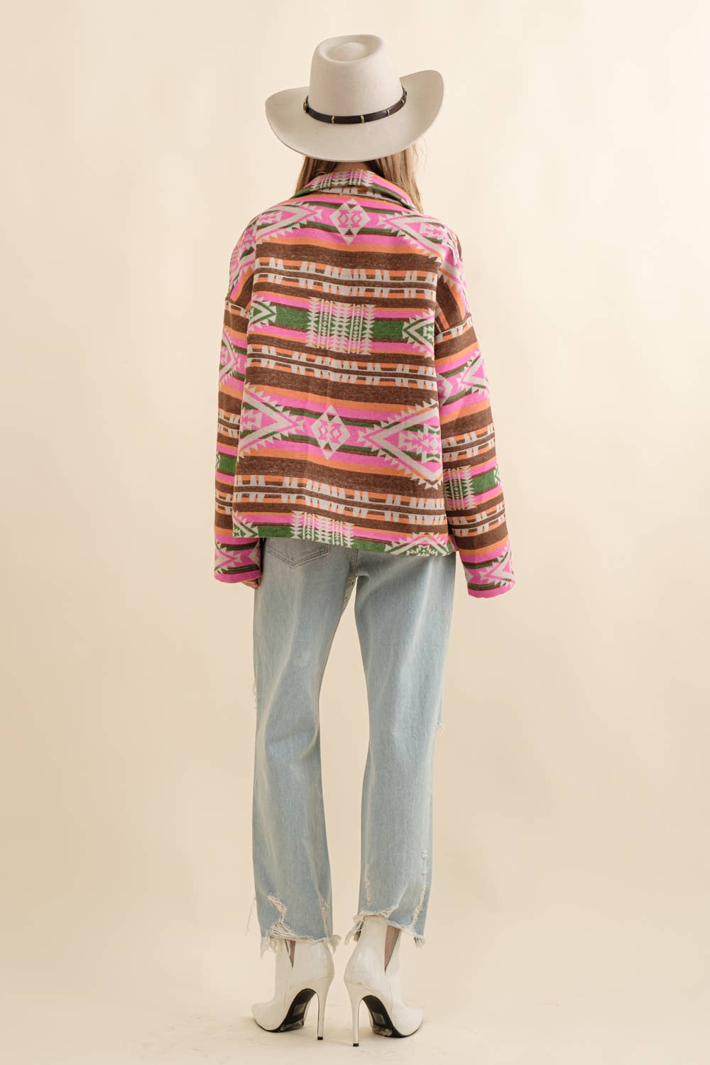 Button Up Western Jacket