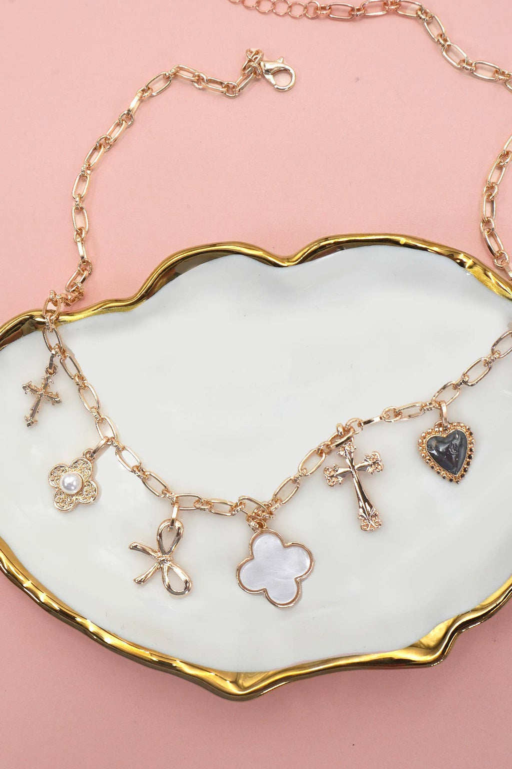 Charm Clover Necklace