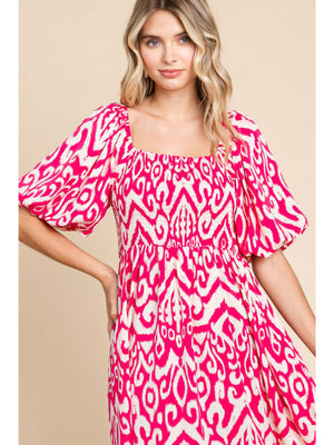 Hot Pink Stunner Dress