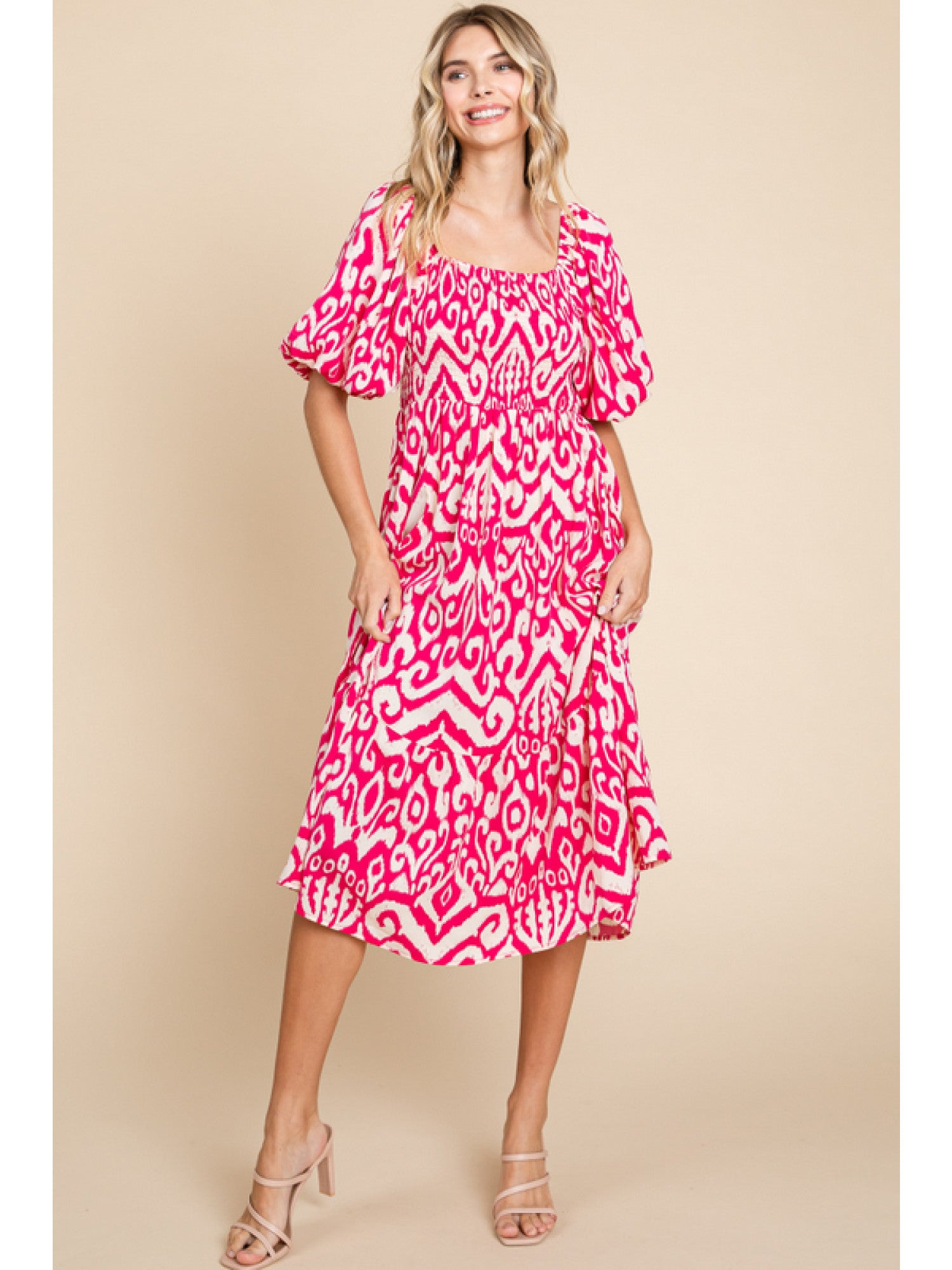 Hot Pink Stunner Dress
