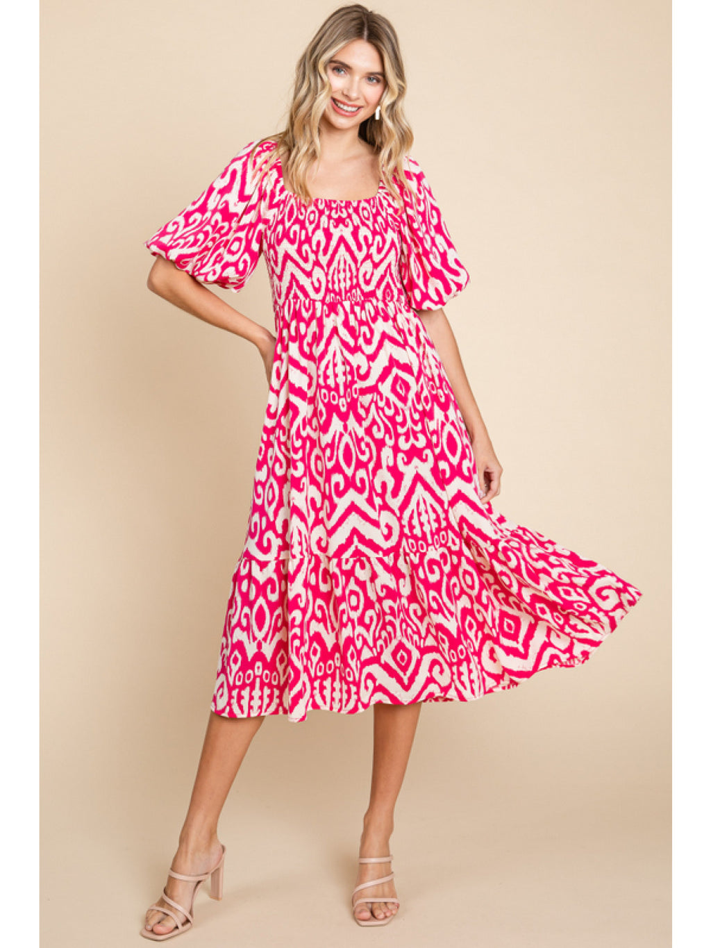 Hot Pink Stunner Dress