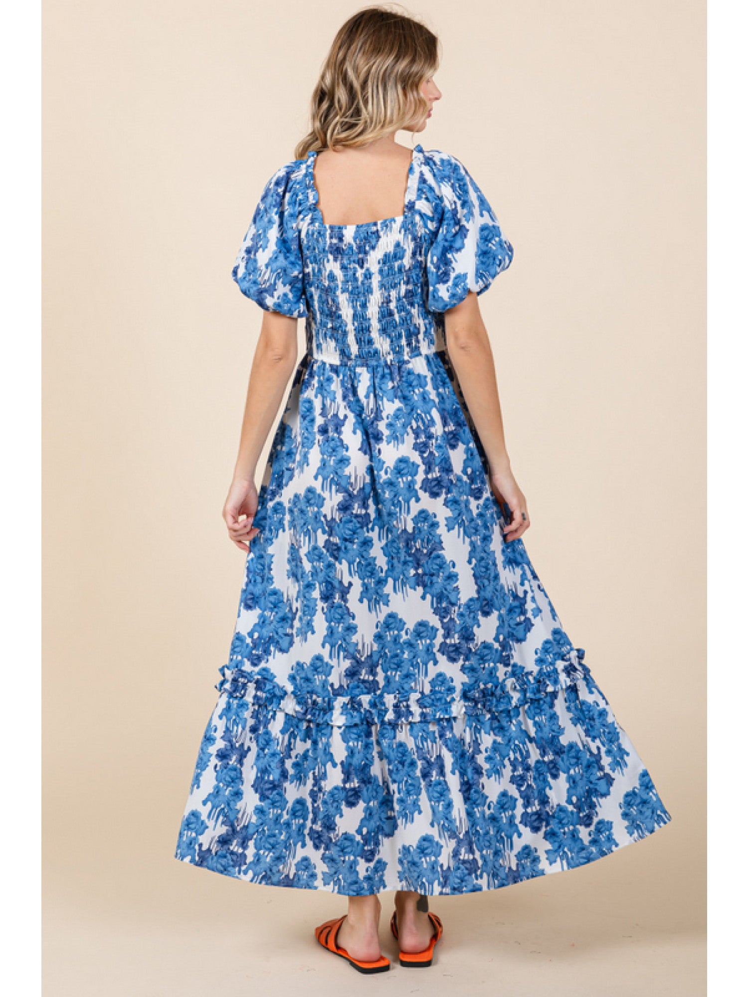 Blue Belle Floral Dress